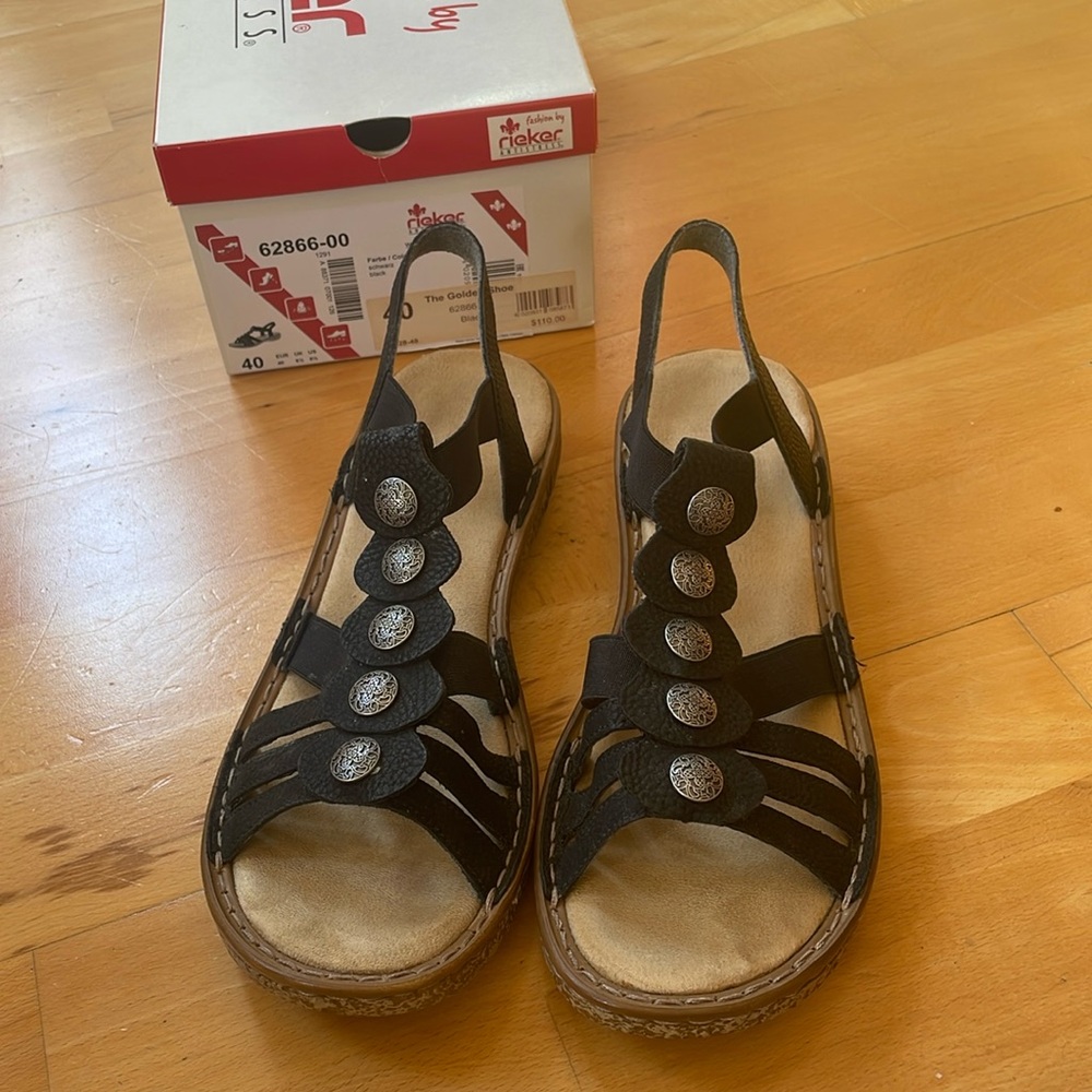 Brand new Rieker orthopedic sandals